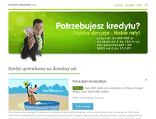 Tablet Screenshot of kredyty-gotowkowe.com