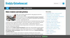 Desktop Screenshot of kredyty-gotowkowe.net