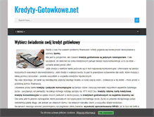 Tablet Screenshot of kredyty-gotowkowe.net